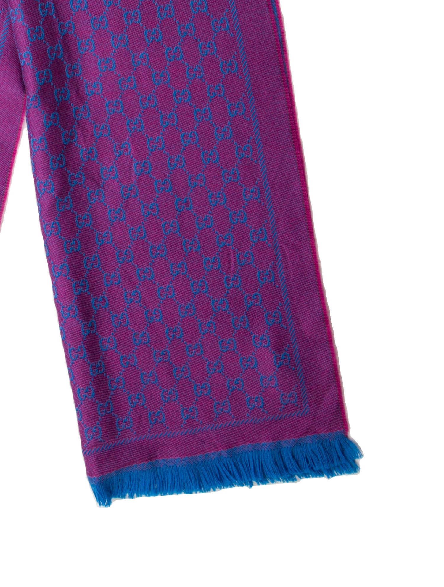 Gucci Wool GG Logo Scarf