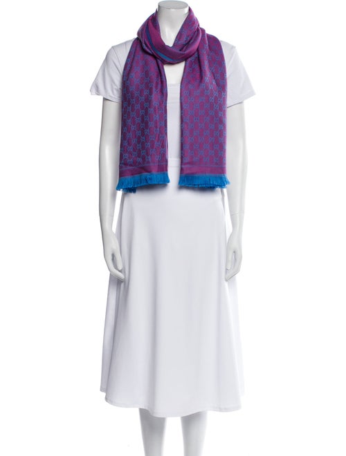 Gucci Wool GG Logo Scarf