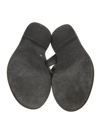 Gucci Horsebit Accent Leather Slides