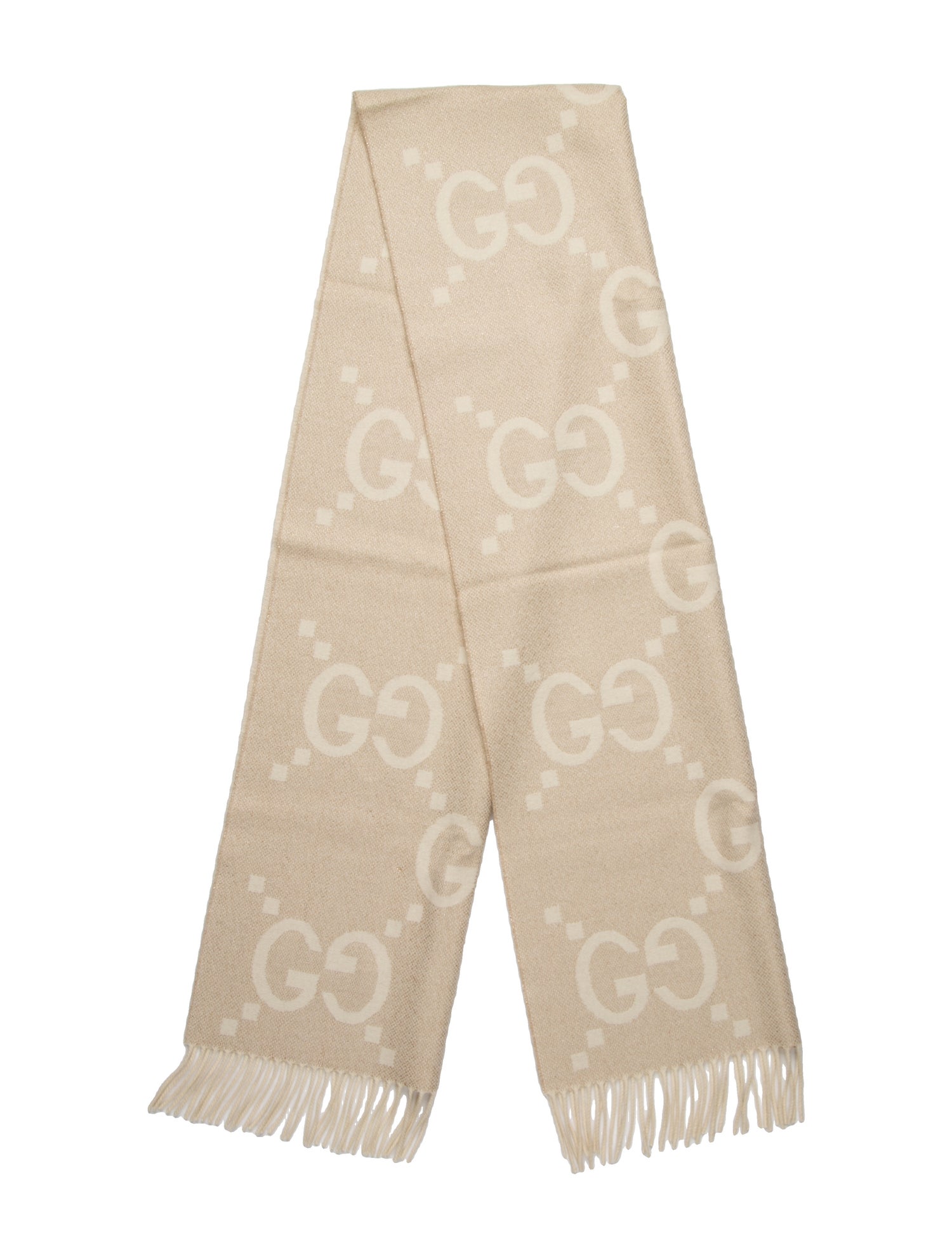 Gucci Cashmere Jumbo GG Scarf