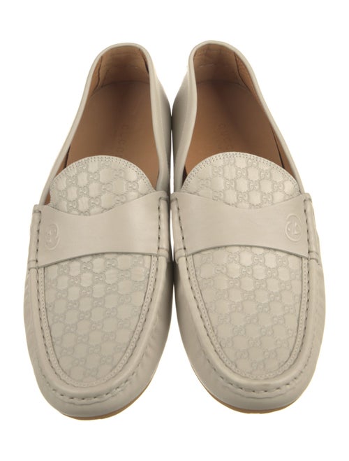 Gucci Microguccissima Pattern Leather Loafers