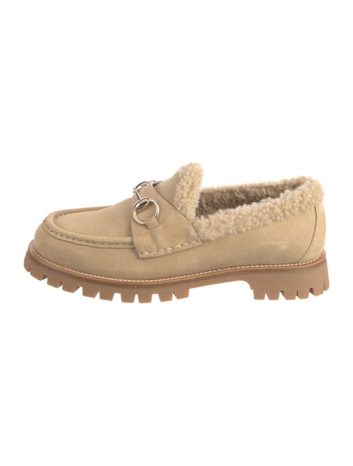 Gucci 1955 Horsebit Accent Suede Loafers