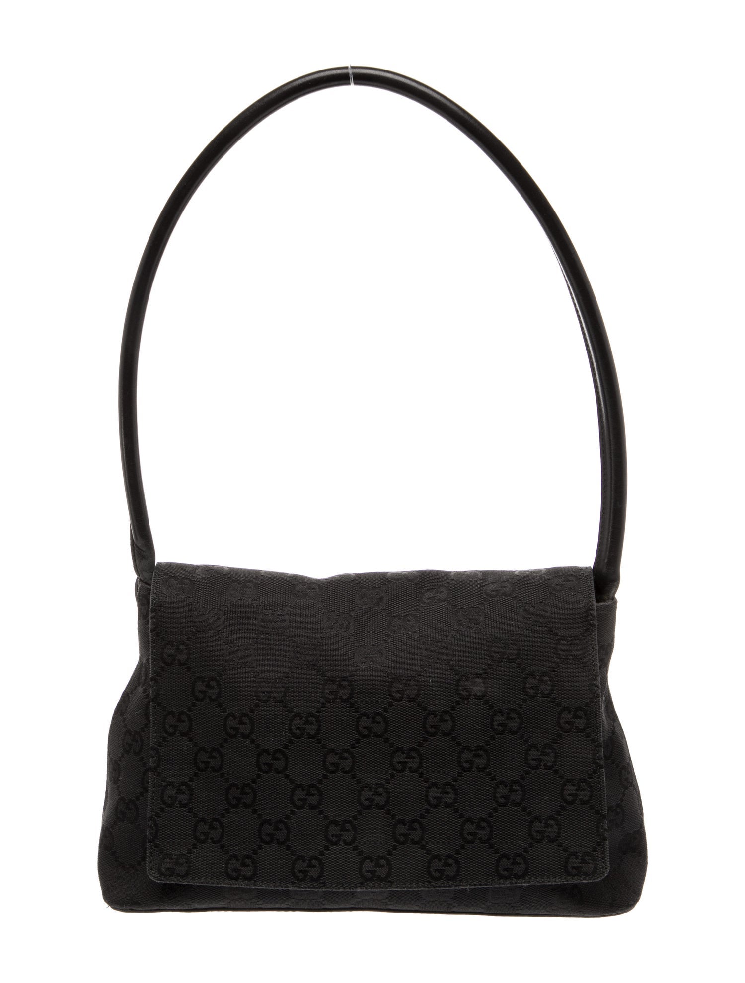 Gucci GG Canvas GG black shoulder bag.