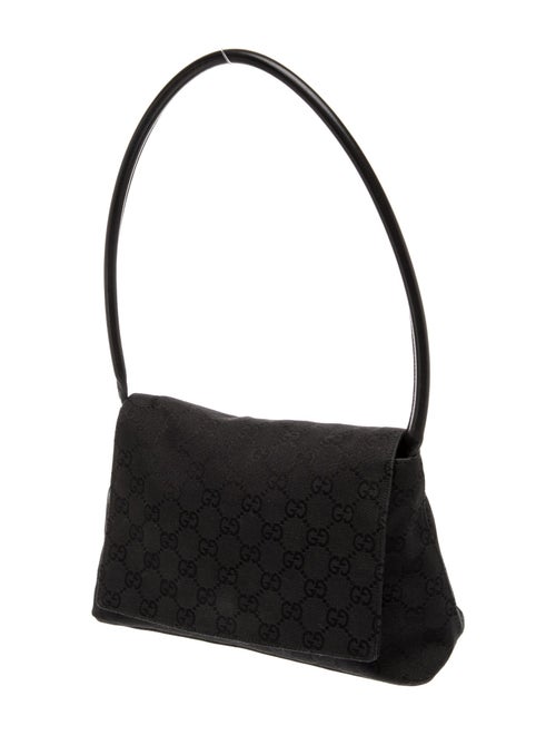 Gucci GG Canvas GG black shoulder bag.