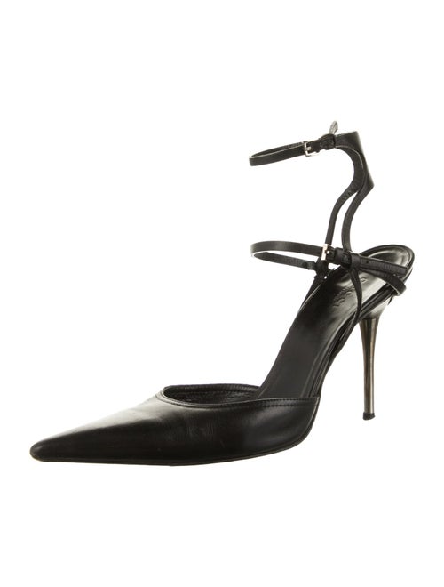 Gucci Leather Slingback Pumps