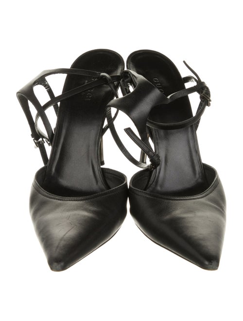 Gucci Leather Slingback Pumps