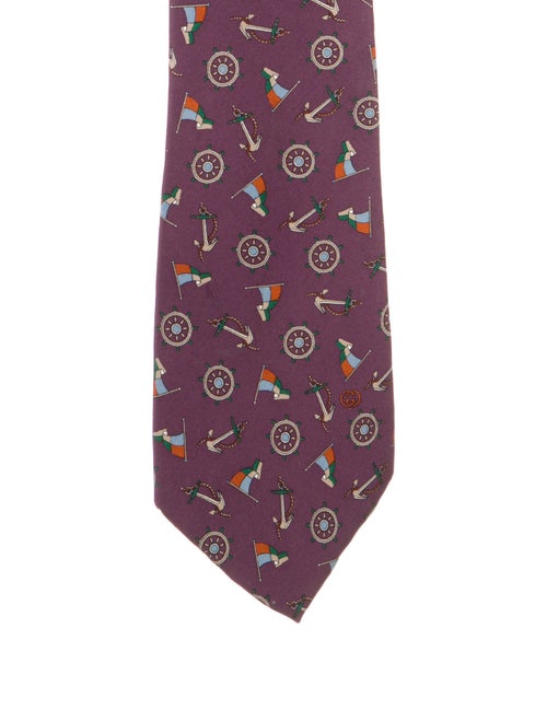 Gucci Silk Printed Tie