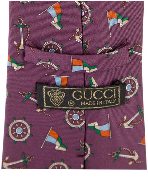 Gucci Silk Printed Tie