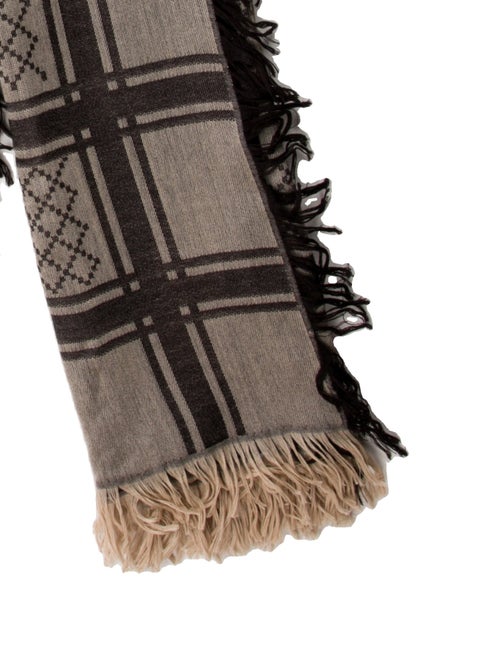 Gucci Wool Printed Scarf