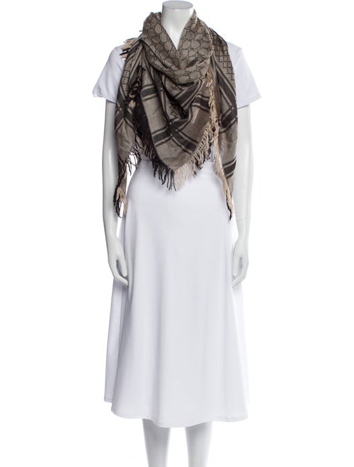 Gucci Wool Printed Scarf