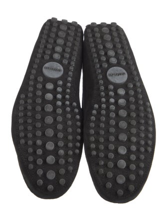 Gucci Suede Leather Trim Embellishment Drivers