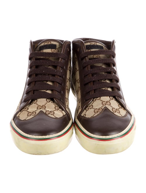 Gucci GG Canvas Leather Sneakers