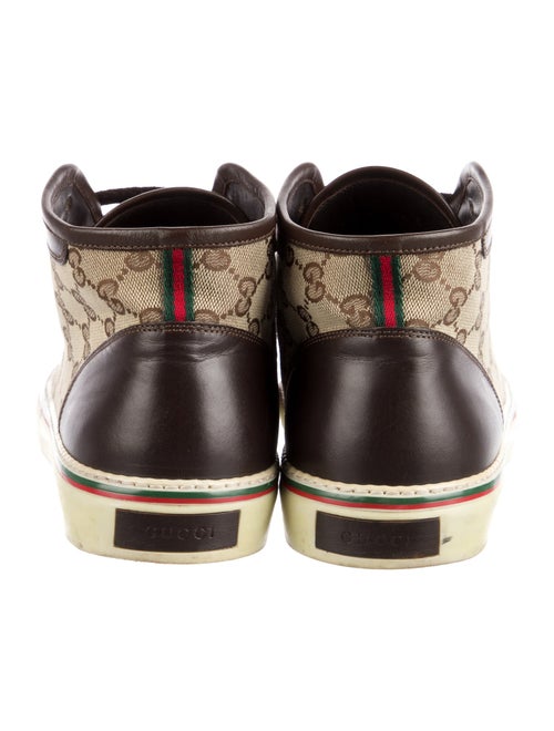 Gucci GG Canvas Leather Sneakers