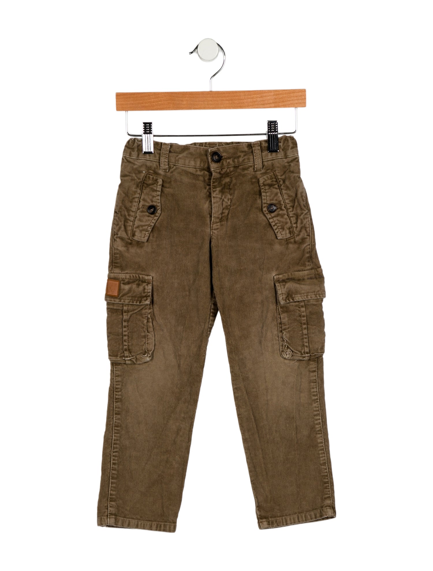 Gucci Kids' Solid Corduroy Pants