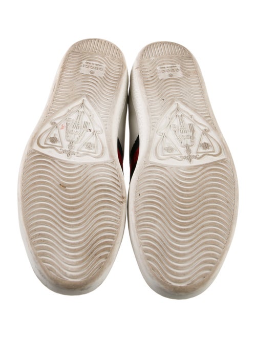 Gucci Leather Printed Sneakers