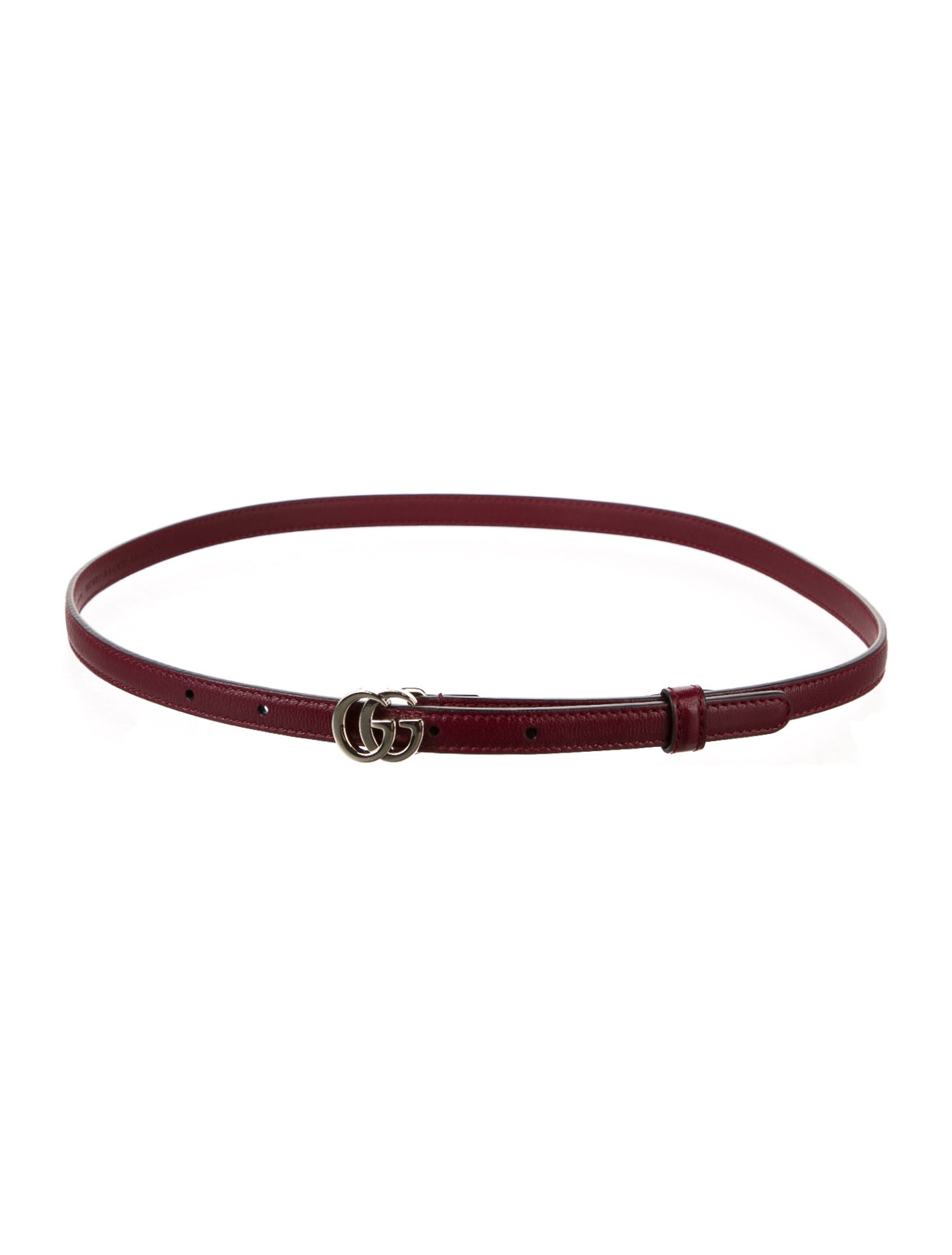Gucci Skinny Leather Waist Belt