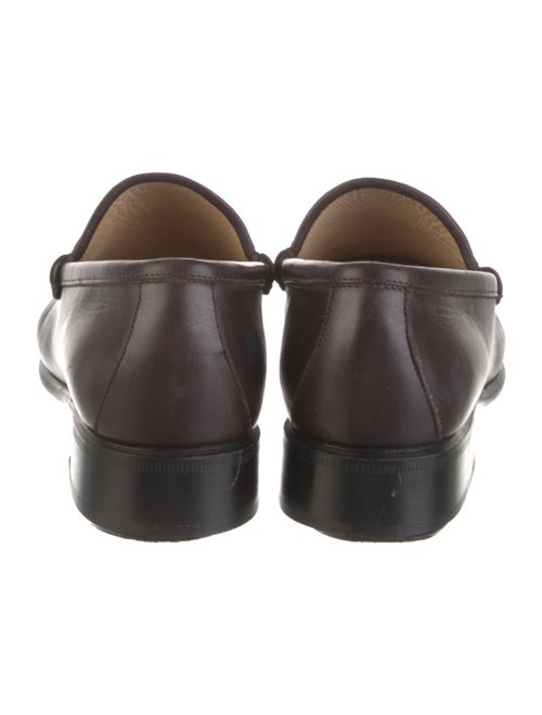 Gucci Horsebit Accent Leather Loafers