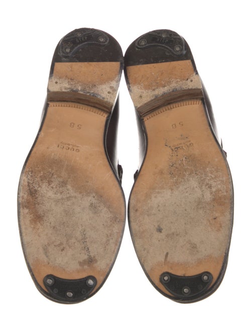 Gucci Horsebit Accent Leather Loafers
