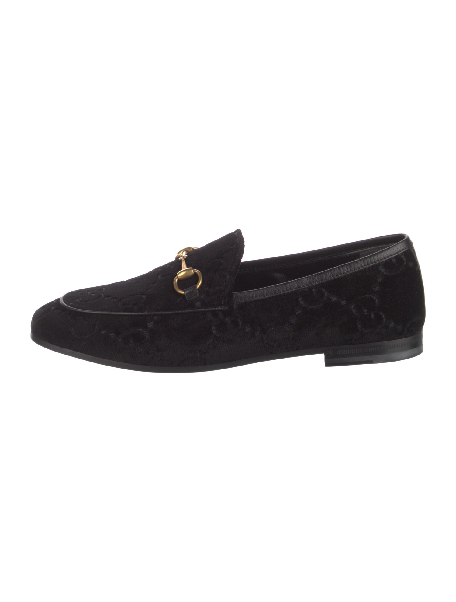 Gucci GG Supreme Velvet Loafers