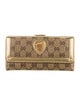 Gucci Babouska GG Crystal Continental Wallet