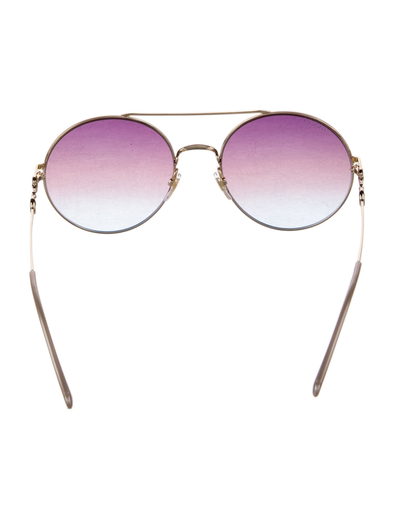 Gucci Horsebit Accent Aviator Sunglasses