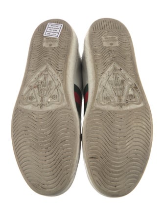 Gucci Flora Print Leather Sneakers