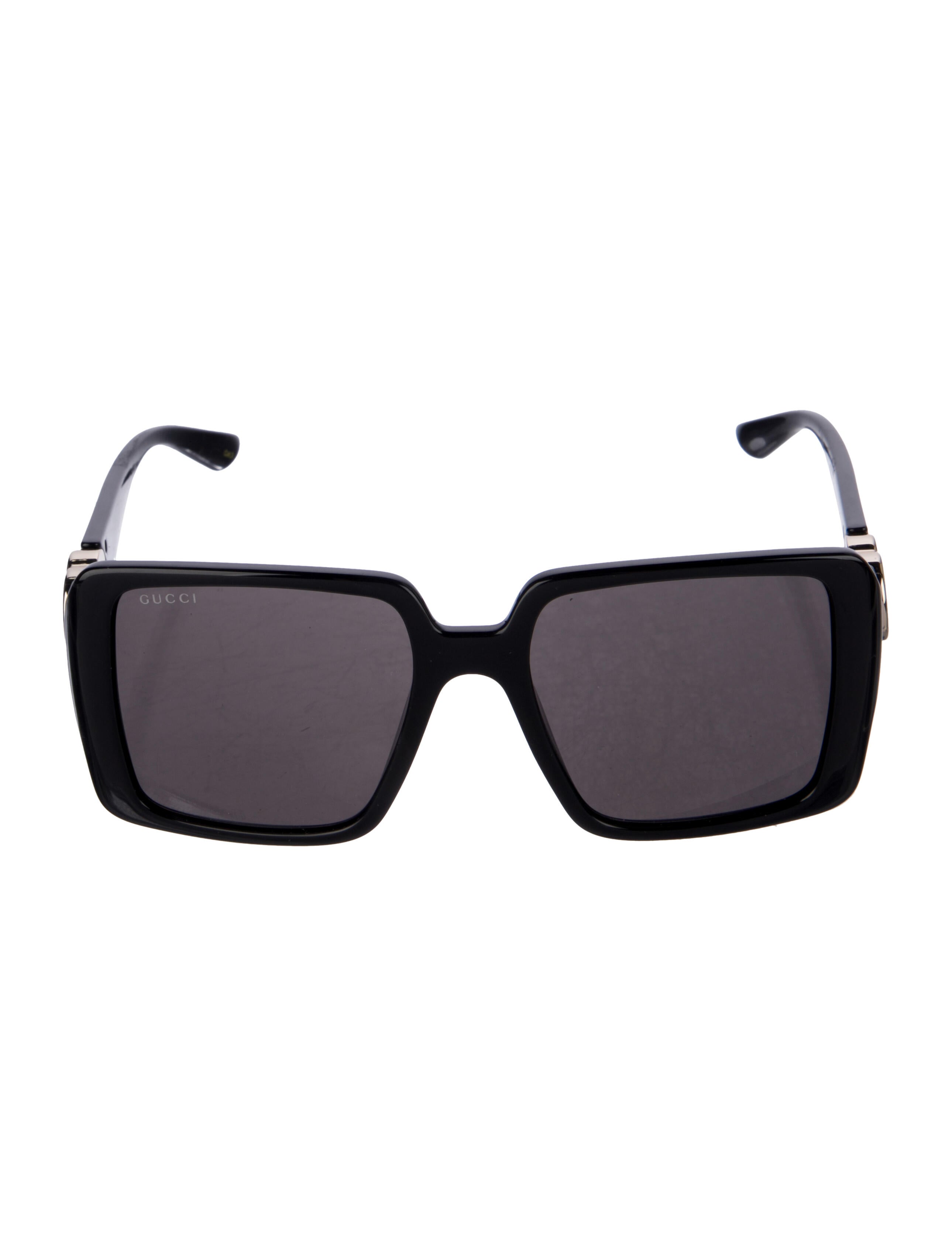 Gucci Interlocking G Logo Square Sunglasses