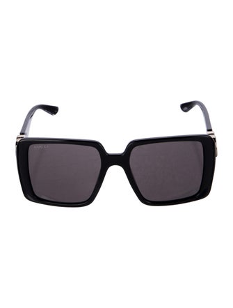 Gucci Interlocking G Logo Square Sunglasses