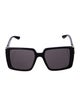 Gucci Interlocking G Logo Square Sunglasses