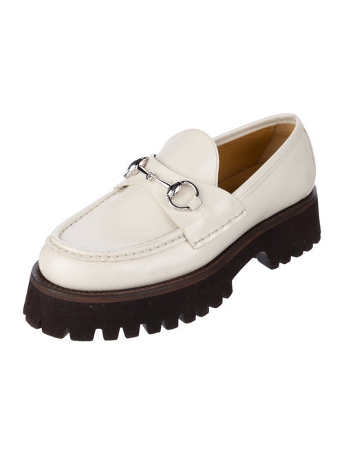 Gucci Horsebit Accent Leather Loafers