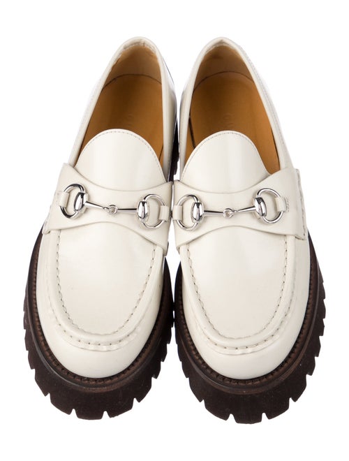 Gucci Horsebit Accent Leather Loafers