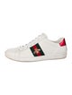 Gucci Web Accent Leather Sneakers
