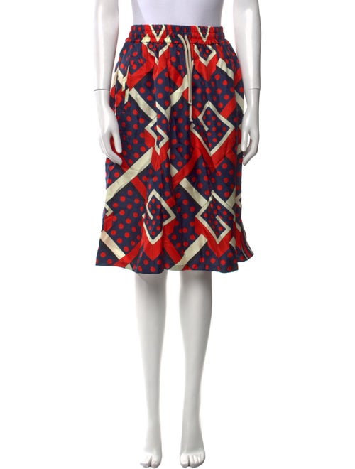 Gucci Silk Knee-Length Skirt