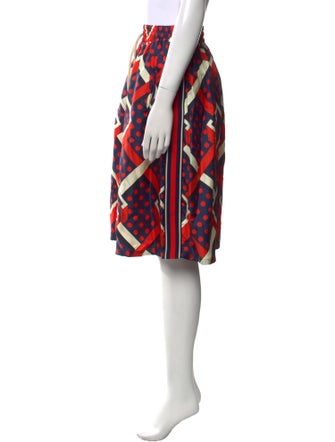 Gucci Silk Knee-Length Skirt