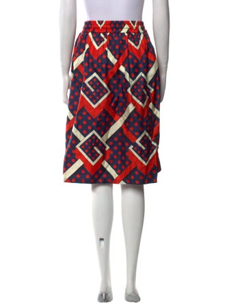 Gucci Silk Knee-Length Skirt
