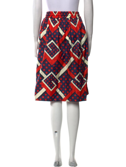 Gucci Silk Knee-Length Skirt