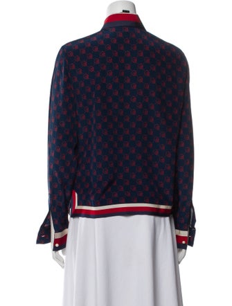 Gucci 2016 Silk Button-Up Top