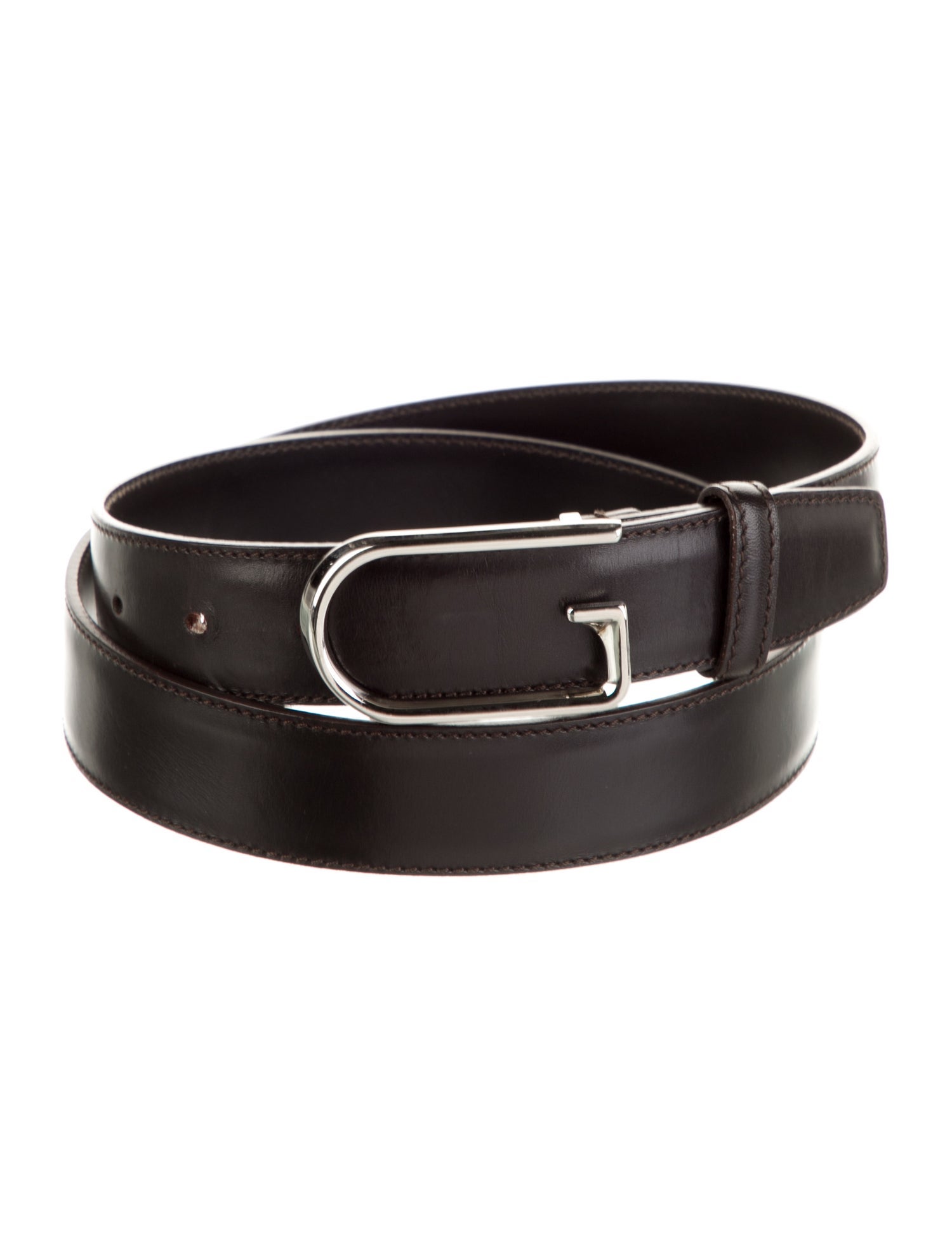 Gucci Interlocking G Logo Leather Waist Belt