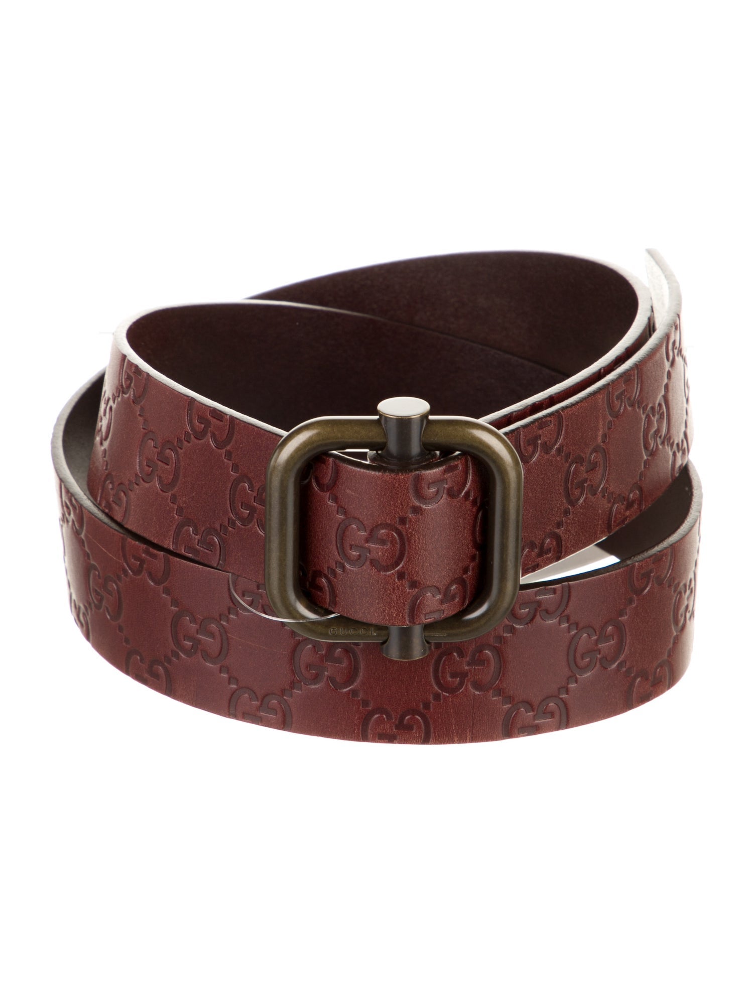 Gucci GG Signature Leather Waist Belt