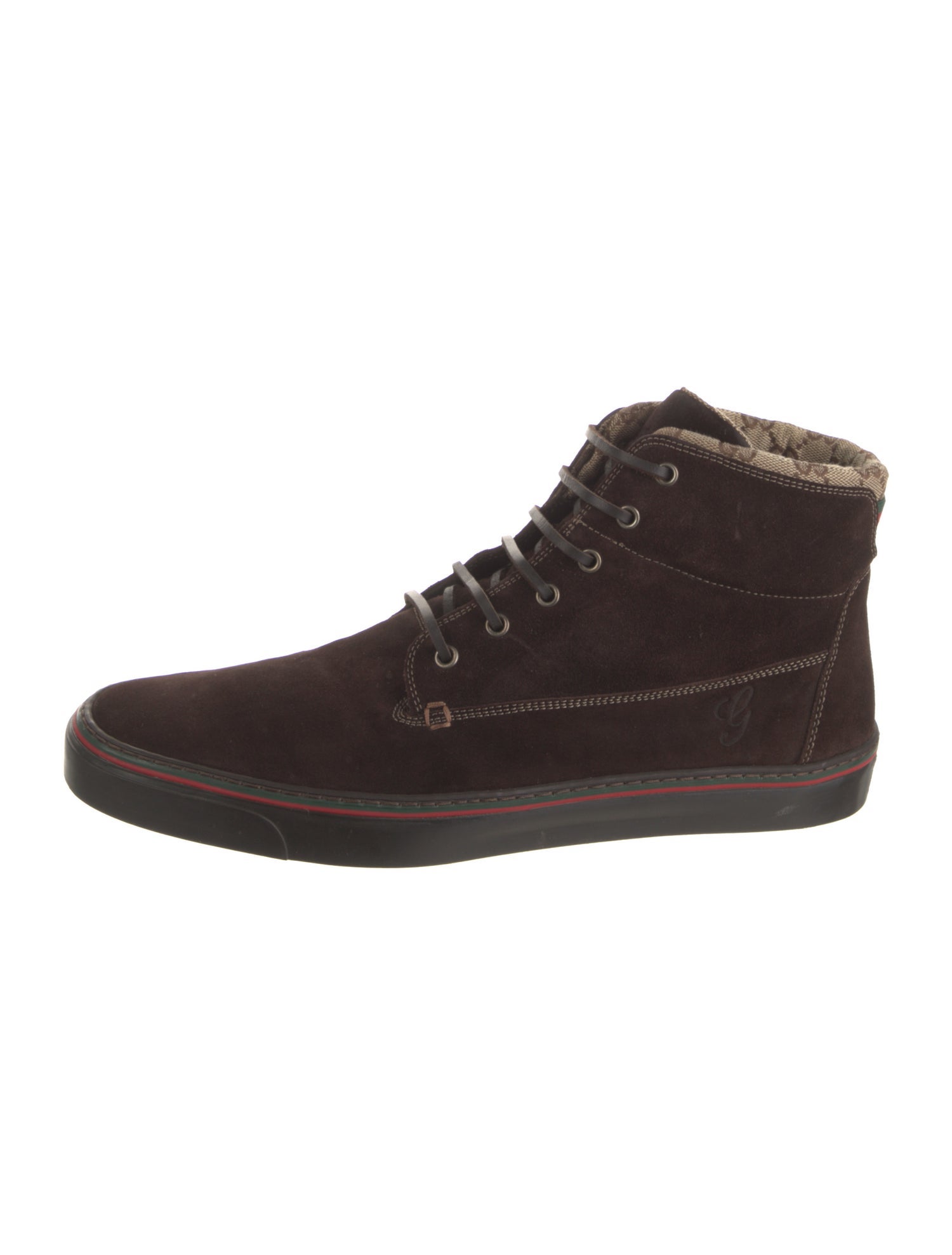 Gucci GG Canvas Suede Sneakers