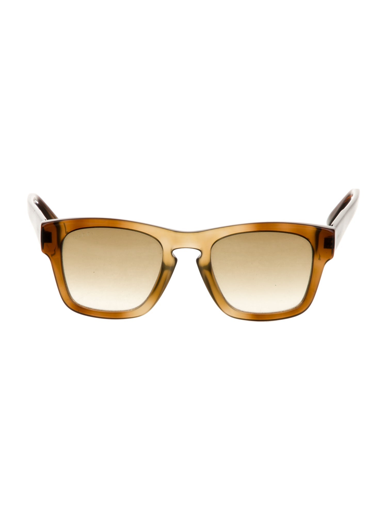 Gucci Web Accent Wayfarer Sunglasses