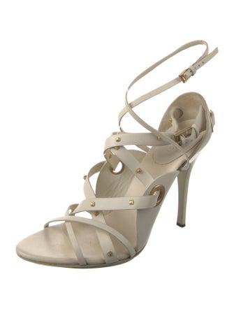 Gucci Leather Studded Accents Sandals