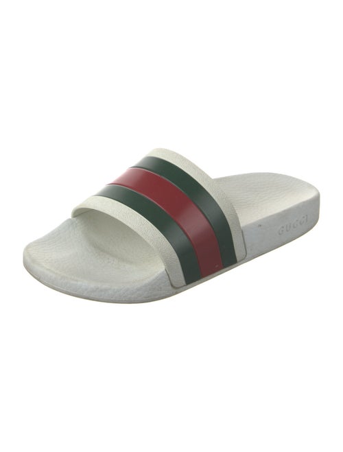 Gucci Web Accent Rubber Slides