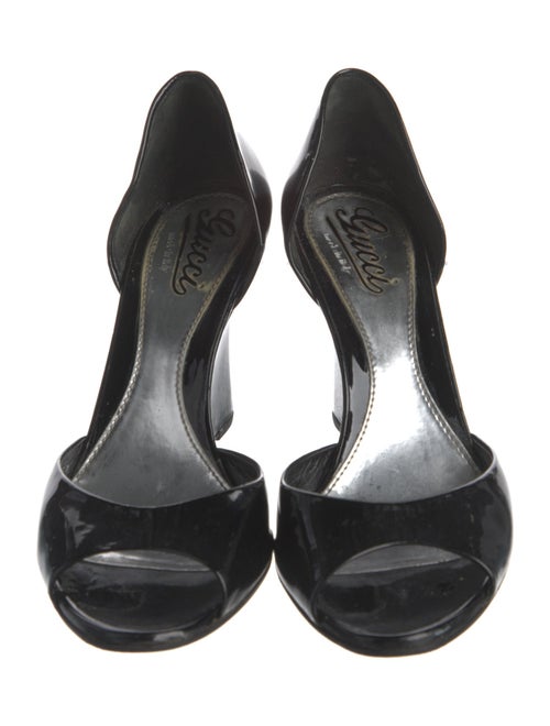 Gucci Patent Leather D'Orsay Pumps