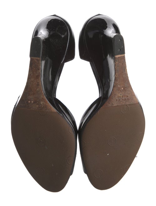 Gucci Patent Leather D'Orsay Pumps