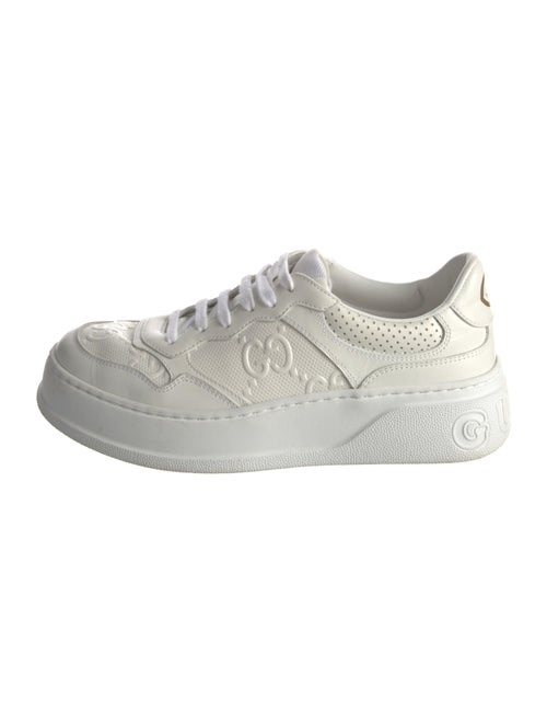 Gucci GG Embossed Leather Sneakers