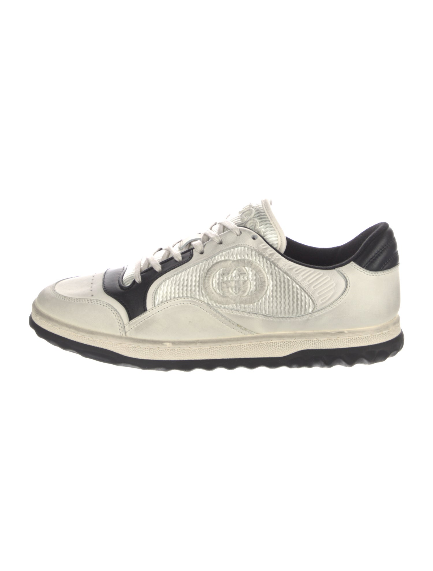 Gucci Interlocking G Logo Leather Sneakers