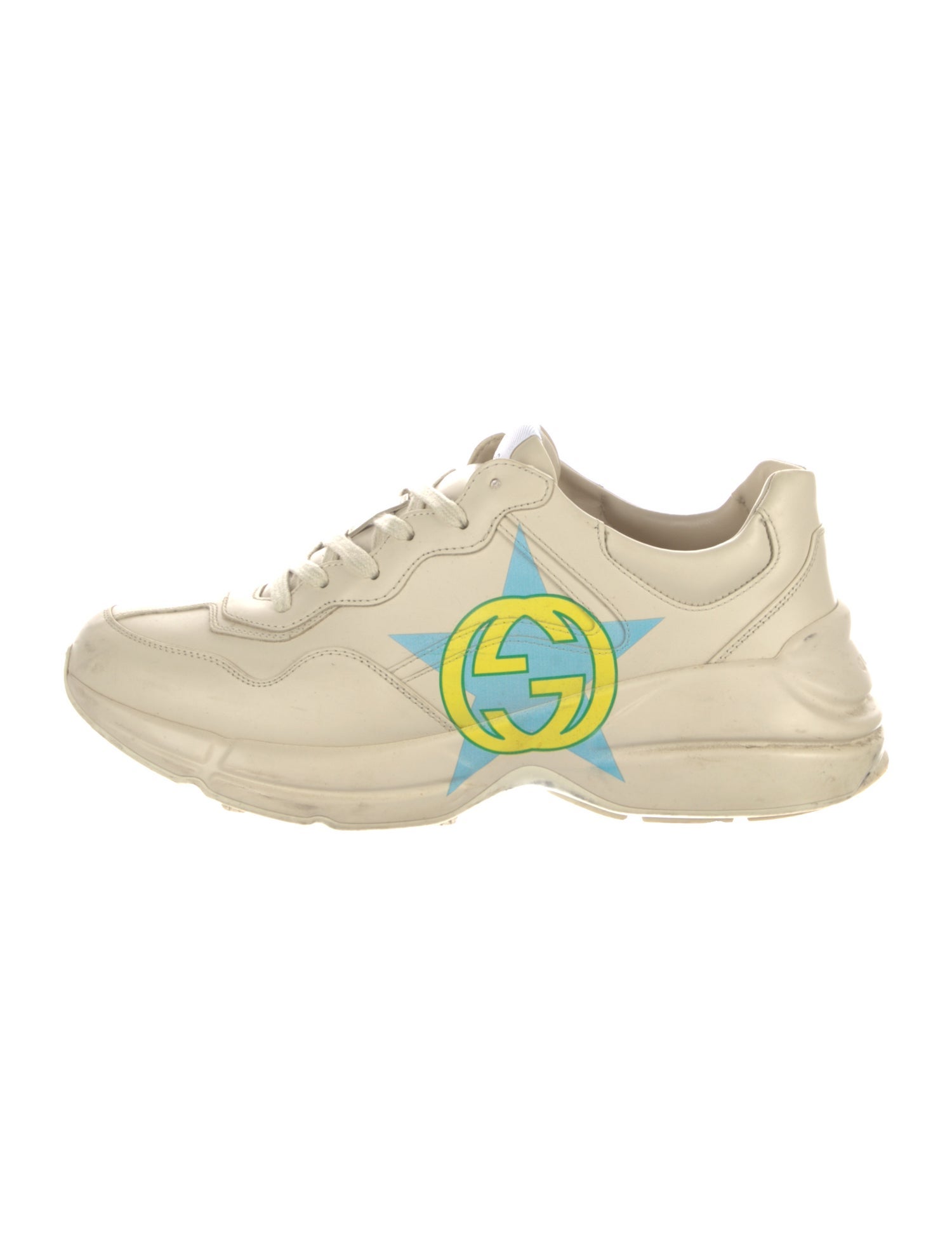 Gucci Interlocking G Logo Leather Sneakers