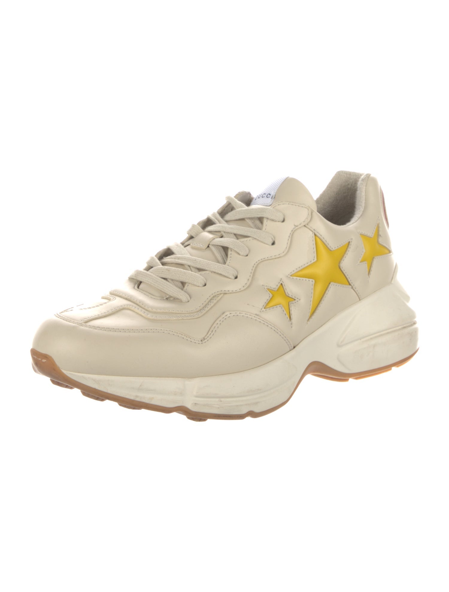 Gucci Interlocking G Logo Leather Sneakers