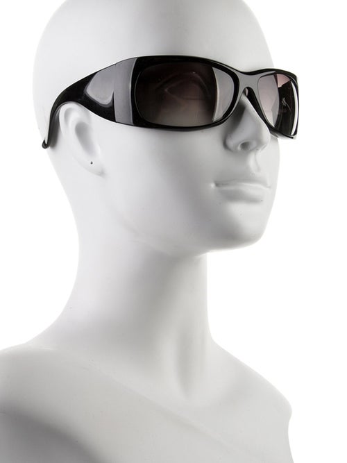 Gucci Web Accent Shield Sunglasses